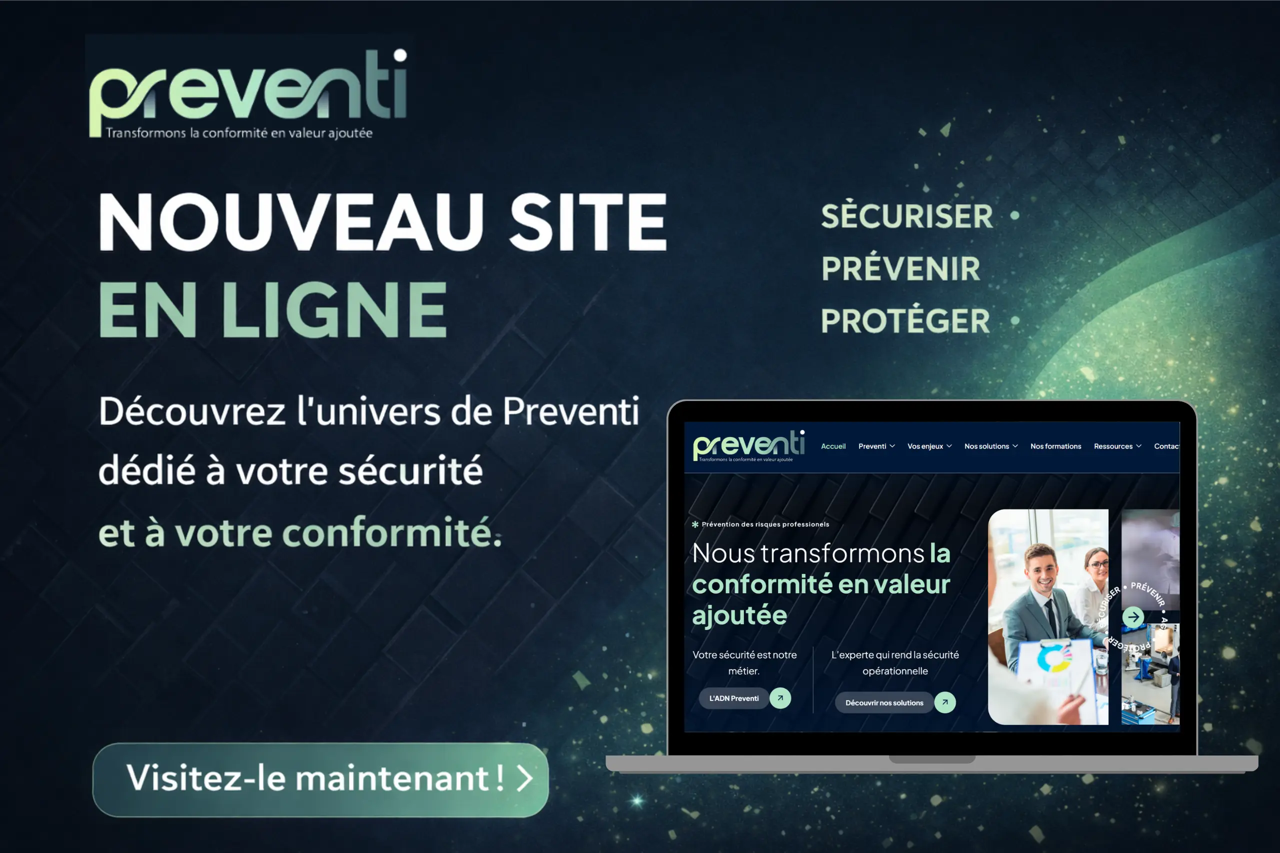 Découvrez le site Preventi : toutes nos solutions en un seul endroit